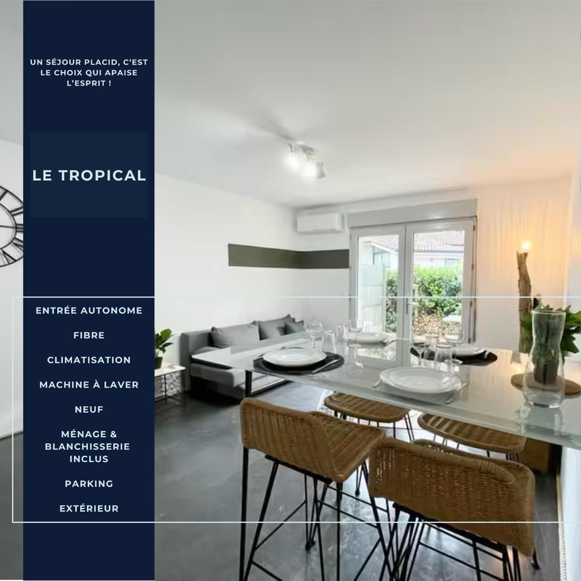 Le Tropical - Clim - Terrasse - Parking - Spacieux Mont-de-Marsan Exterior photo
